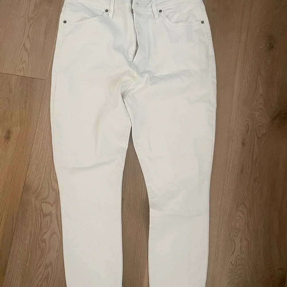 Frame denim Ali high rise cigarette pants in vintage white size 32 - Picture 10 of 11